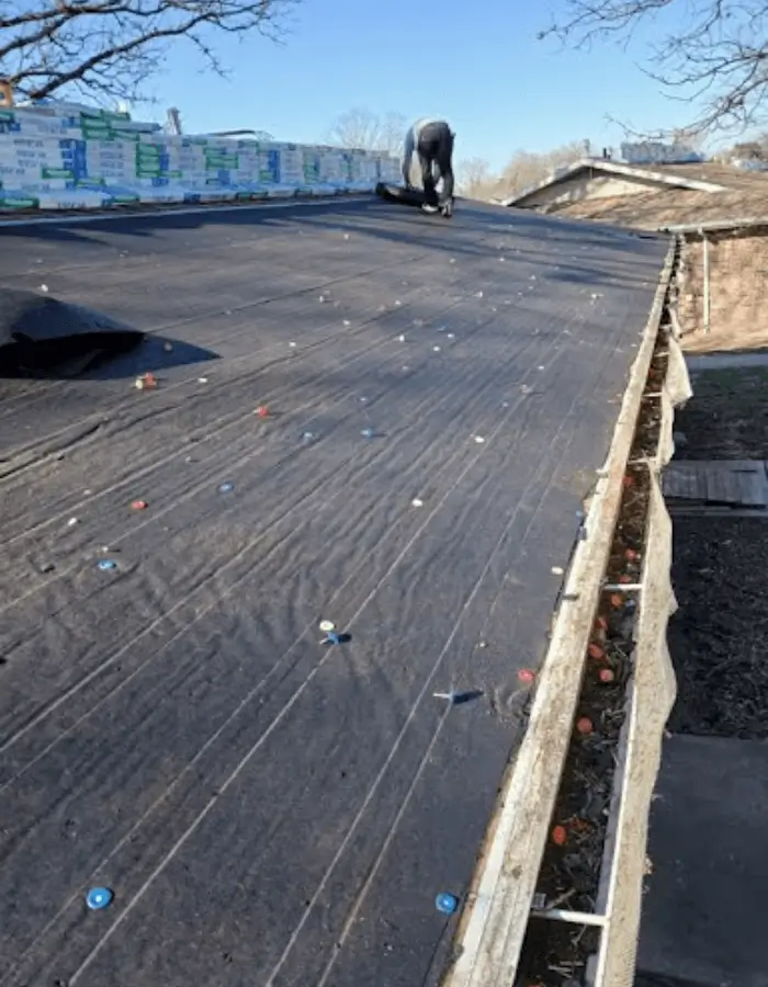 Aurora Housing Apartments roof before replacement